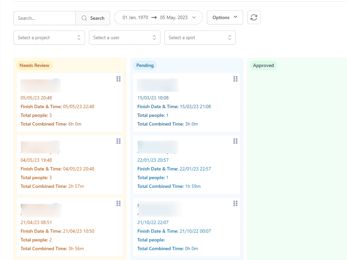 The Conservation Hub web app map view